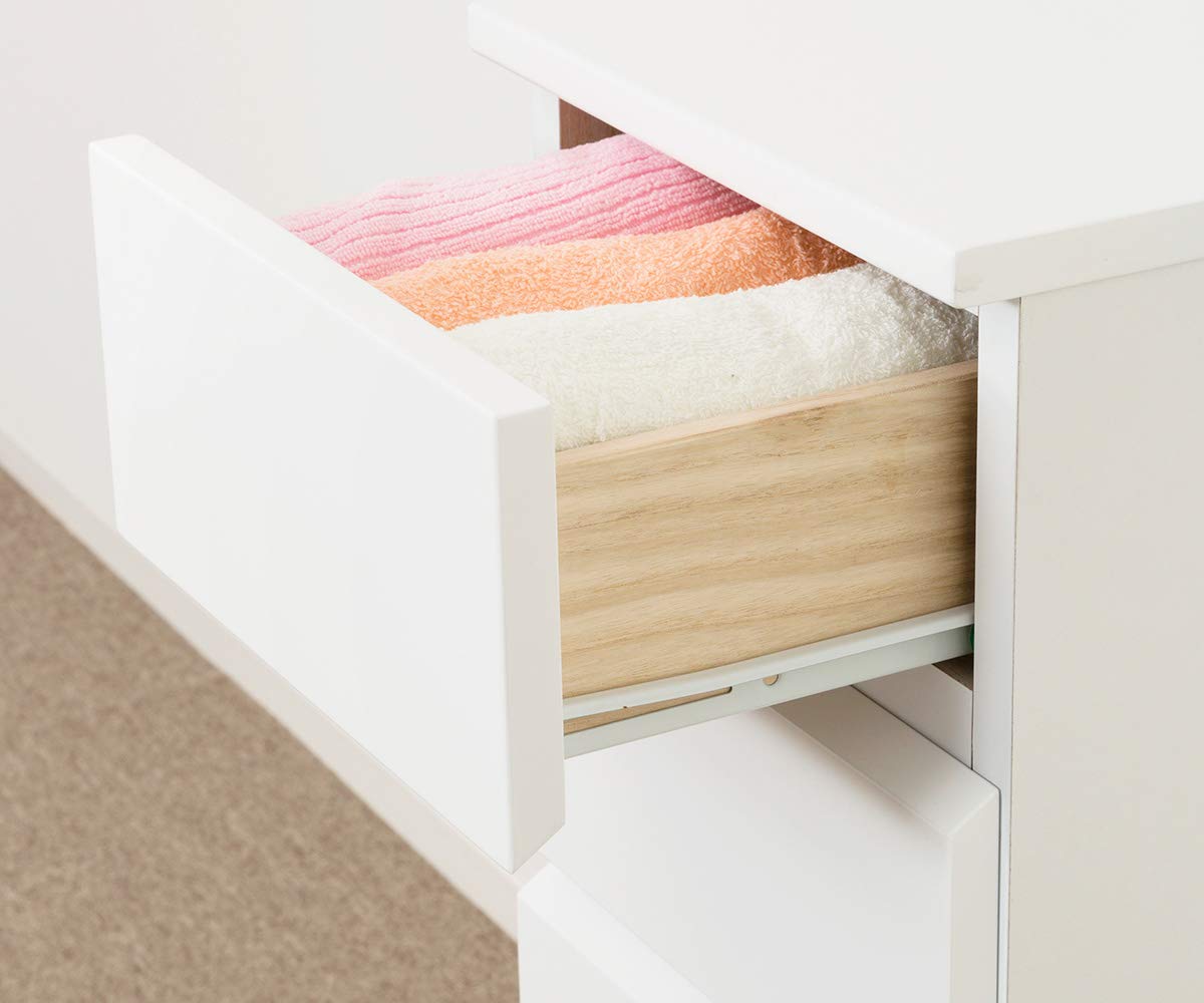 Amazon｜クロシオ シャイン スリムチェスト 3段 幅30.5cm 完成品