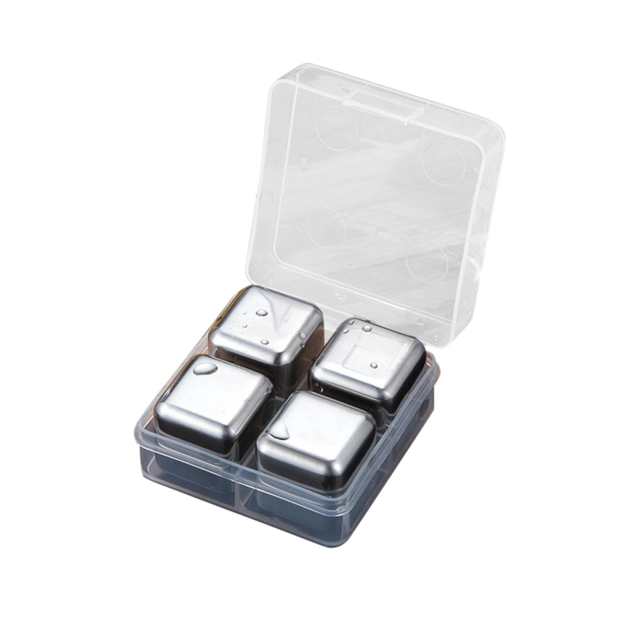TOPBATHY 12piezas De Reutilizables De Inoxidable Para Whisky y Bebidas Set Estuche Enfriadores De Bebidas Sin Diluir Para y Cócteles