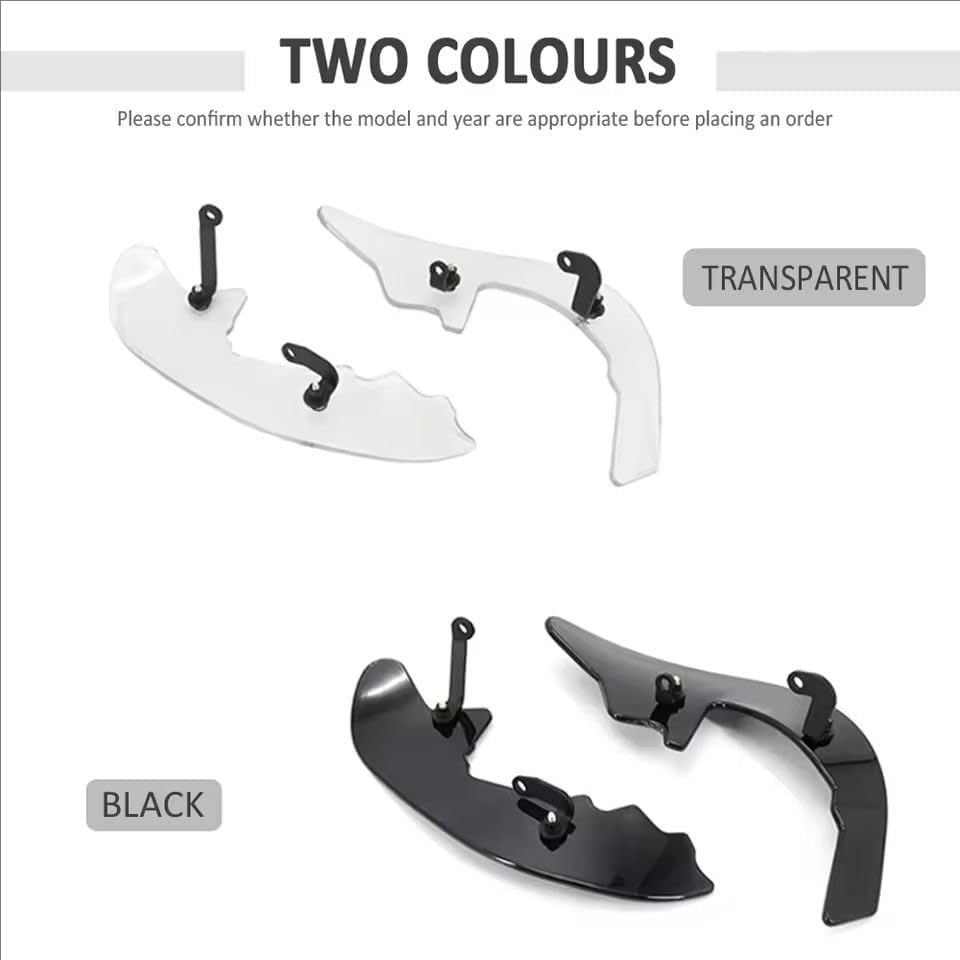 Motorcycle Accessory Splash Brake Shift Shield Revised Foot Protector Guard for BMW K1600GT K1600GTL K 1600 GT GTL 2017 2018 2019 2020 (Smoky Gray)