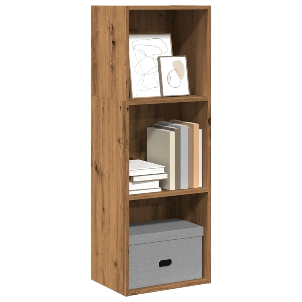 vidaXL Estantería de Madera de ingeniería Roble artisian 40x30x114 cm, librería, estantería de Libros, Estante de Libros, librerías