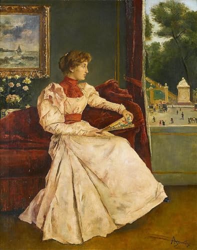 Impression d'art Alfred Emile Stevens Tableau Sur Toile Haute Définition