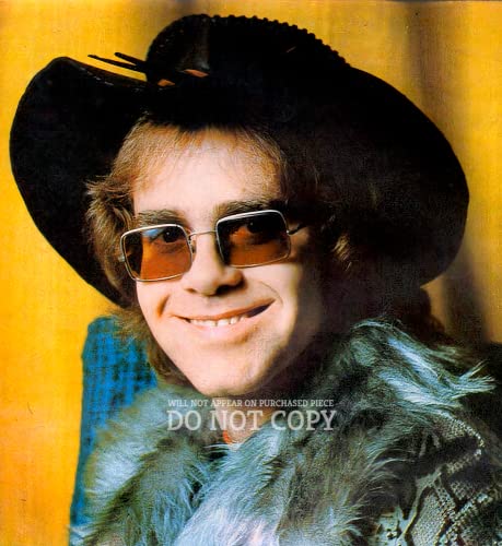 Impression artistique Elton John 1971 photo de collection
