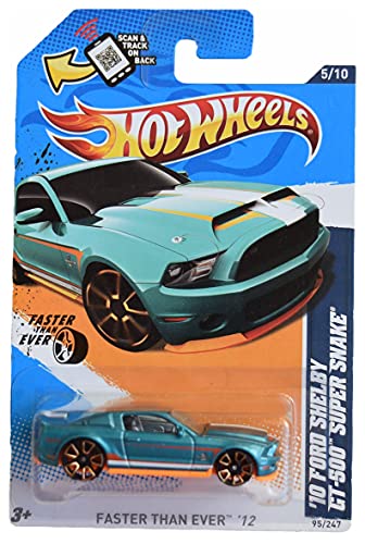 Hot Wheels '10 Ford Shelby GT-500 Super Snake, [Green] 95/247 Faster Than Ever 5/10