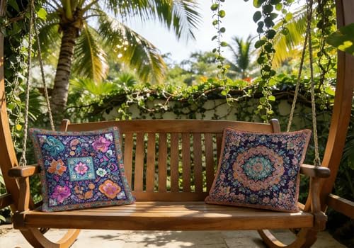 Coussin canape 60x60cm imperméable et déperlant lot de 2 housses - 3