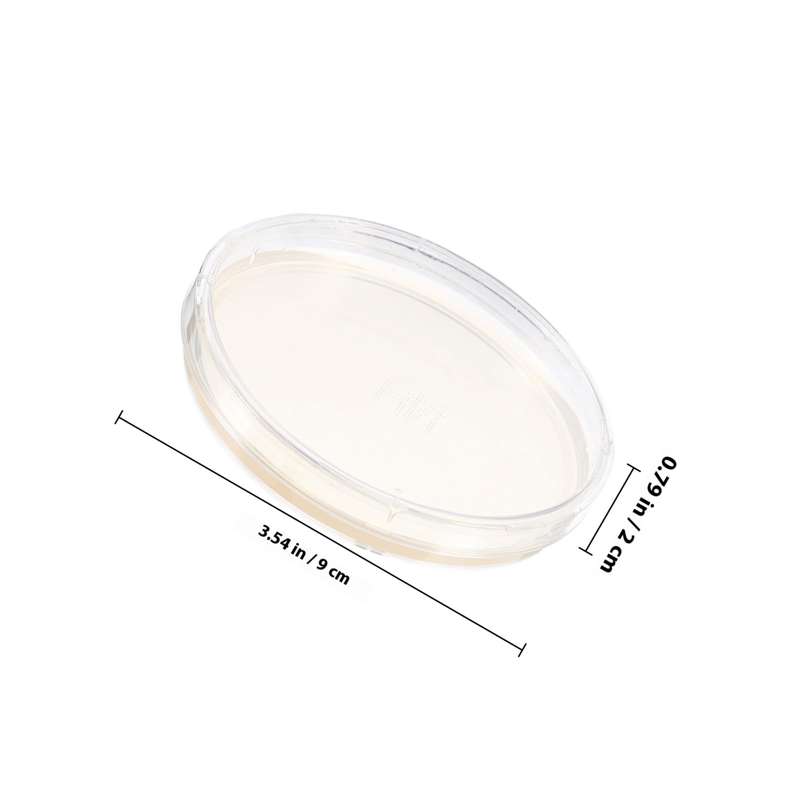 balacoo Piastre Petri Agar Nutriente Preversate 10 Pezzi Resistente a Uso Prolungato per Isolamento di Colture Pure ed Esperimenti Scientifici in Laboratorio