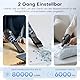 GOAMGE Elektrische Staubgebläse Druckluftspray, 80000 U/min Compressed Air Duster, 4-in-1 Wiederaufladbar PC Reinigungsset mit 6000mAh Akku für Laptop, Tastatur, Sofa, Bürogeräte und Auto