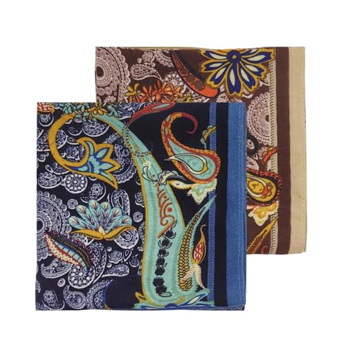 Women's Fall Winter Spring Bandana Head Hair Scarf Classic Plaid Floral Warm Soft Large Head Wrap Neck Scarf