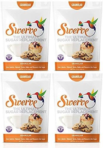 Swerve Granular Sweetener: The Ultimate Sugar Replacement (12oz Pack of 4) (Limited Edition)
