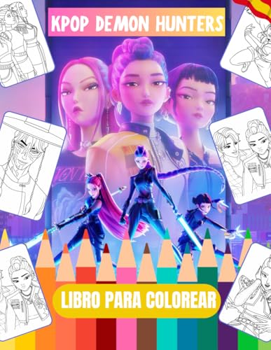 K-pops dem-ons hunters libro para colorear K-pops dem-ons hunters libro para colorear