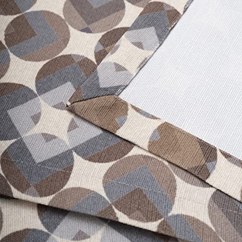 Toshe Pack Of 2 Brown - Mink - Oil Blue -Mix 20X20 Inch Throw Pillow Covers Farmhouse Decorative Cushion Case For Couch Sofa Bedding Living Room Bedroom Office Car Rustic Home Decoration #TOP5