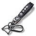 Hey Kaulor 2Pack Genuine Leather Car Logo Keychain for 2018 2017 XC90 XC70 S60 S80 S90 C30 V70 V90 Key Chain Keyring with Logo