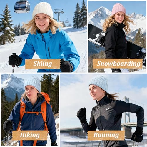 Gorro de Invierno para Mujer con Forro Polar Térmico miniatura 6