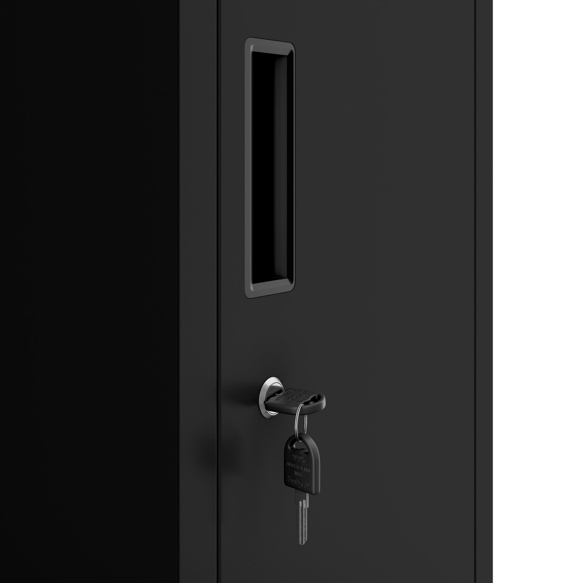 Jan Nowak Armoire Vestiaire Métallique 2 Casiers Verrouillables 172x30x45cm | Vestiaire professionnel en acier, 2 casiers verrouillables avec tringle et ventilation, pour vêtements et effets personnels