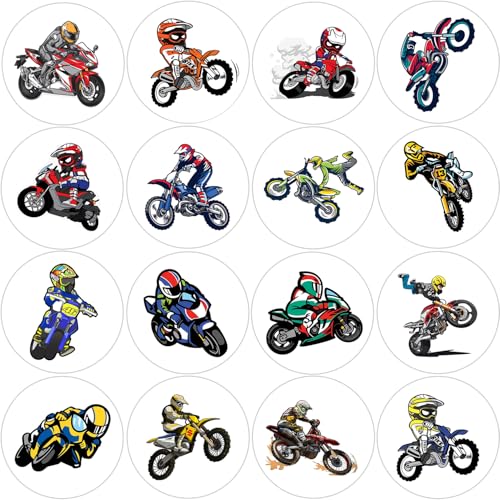 Hohamn 600 Pcs Dirt Bike Stickers for Kids 1.5 Inch