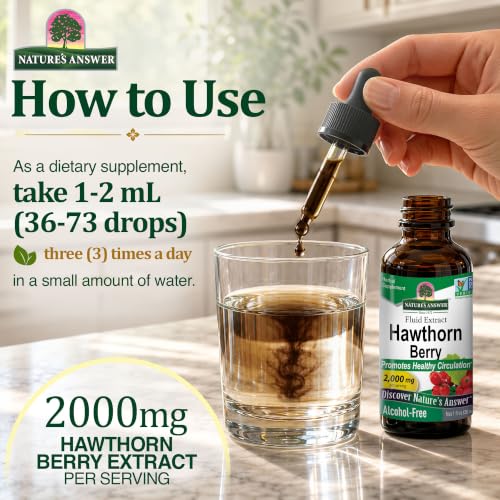 Nature's Answer Hawthorn Berries Herbal Extract