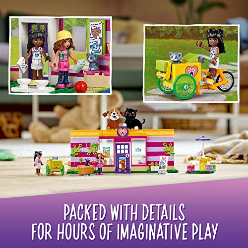 41699 LEGO® Friends Café de Adoção de Animais; Kit de Construção (292 peças)