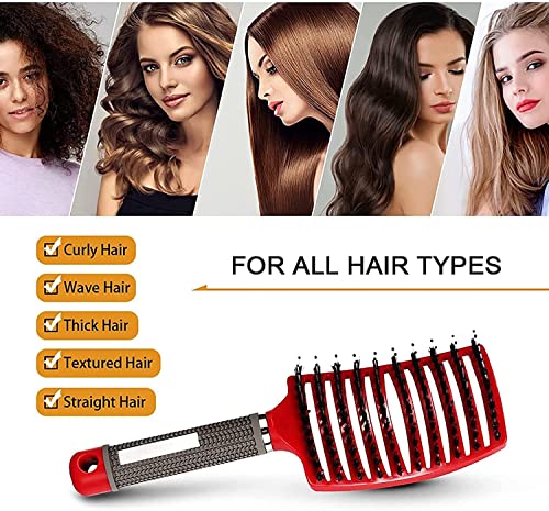 Voremy Ultra Detangler Magic Brush, Anti-Static Boar Bristle Hair Brush - Image 3