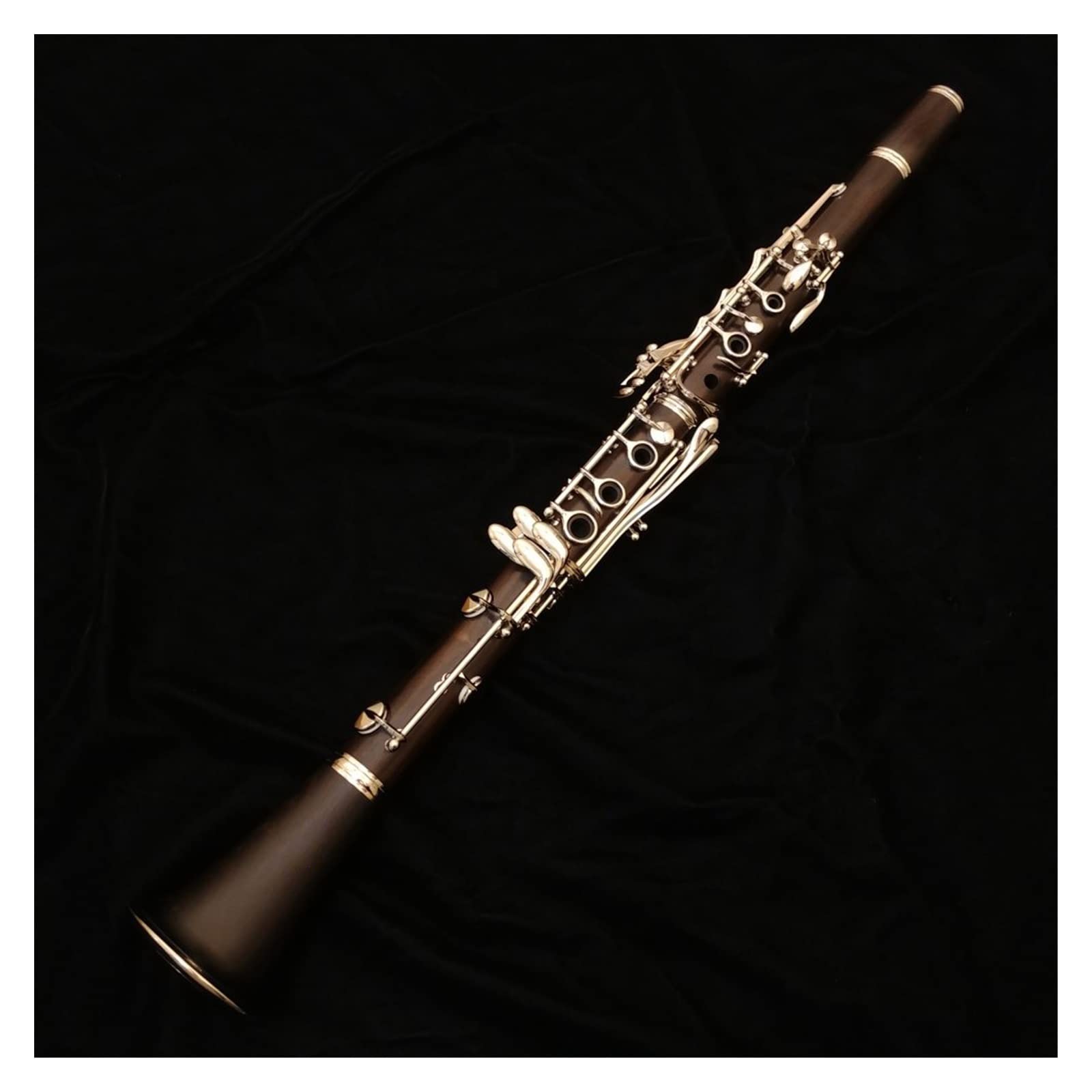 TSTS Duet Intermediate Holzklarinette B-Klappe 17 Tasten 6 Ringe Klappensystem Boehm-Fingersatz Intermediate Klarinette Holzblasinstrument