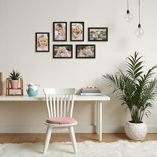 Ditwis 6x4 Photo Frames Black Set of 12, Classic Multiple Picture Frames for Living Room, Bedroom and Office, Wall or Desk Display - Cosy Home Interiors Ditwis 6x4 Photo Frames Black Set of 12, Classic Multiple Picture Frames for Living Room, Bedroom and Office, Wall or Desk Display - Image 4