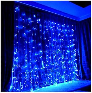 LightsGo 200 LED Curtain Lights 2x2m Mains Powered Fairy Lights (Warm White) Perfect Decorative Lights, Christmas, Festive, House Decoration Lights