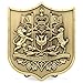 Dicksons Christian Coat of Arms Embossed 4 x 4 Resin Stone Easel Back Table Top Sign Plaque