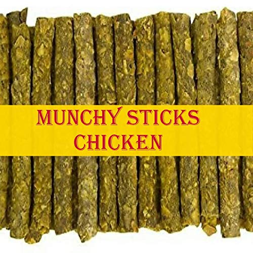 Image of Munchy Mix Flavours Sticks for Adult Dogs - Chicken, Mint, Mutton, and Natural, 1 Kg | Variety Pack of Premium Chew Treats | Nutritious & Flavorful Chews for All Breeds | Pack of 1