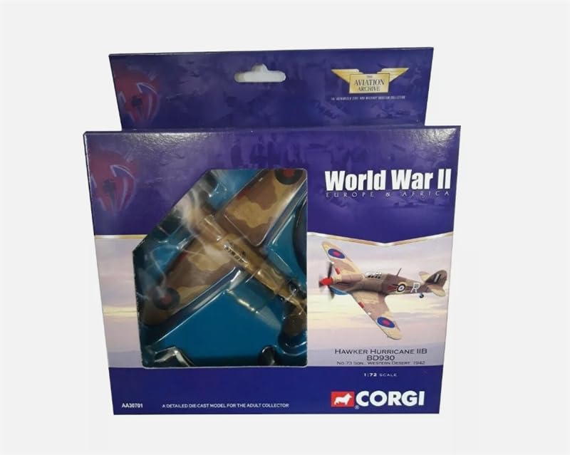 Amazon | CORGI 1/72 完成品 HAWKER HURRICANE MKII, RAF No.73