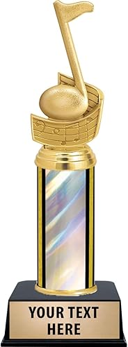 Trofeos de notas musicales de 11.0in  Concesión de Trofeos de plata con notas musicales