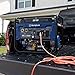 Westinghouse 9500 Peak Watt Home Backup Portable Generator, Remote Electric Start with Auto Choke, Transfer Switch Ready 30A Outlet, Gas Powered,Black/Blue