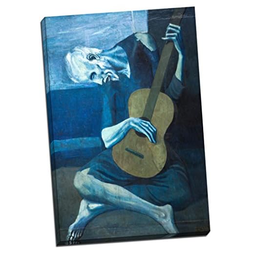 Panther Print Lienzo impreso de Pablo Picasso El viejo guitarrista para pared, 76,2 x 50,8 cm