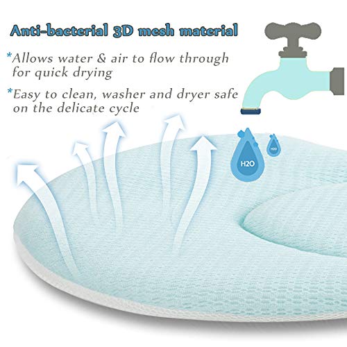 image for COALA HOLA Baby Bath Cushion Sink Bather, Soft Quick Drying Bathtub Ma