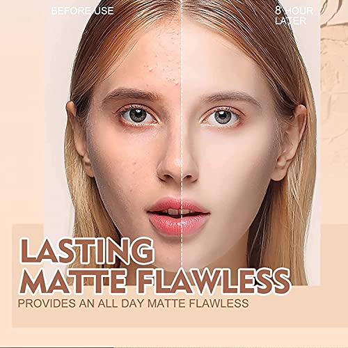 Face Powder Waterproof, Waterproof Powder Makeup, Oil Control Face Pressed Powder, Matte Smooth Setting Powder Makeup, Face Powder Waterproof In Shade Natural Beige, Flawless Lightweight Face Cosmetics, Cruelty-Free #TOP5