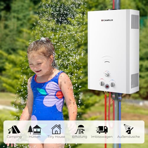 Gasdurchlauferhitzer Camplux BW422 16 Liter – Tankless Modell