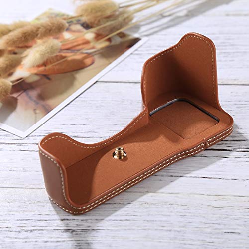 �J�����A�N�Z�T���[ Sony A7S2 / A7R2 / A7K2 / A7 II�p1/4�C���`�X���b�hPU���U�[�J�����P�[�X�x�[�X �J�����A�N�Z�T���[ (�F : Brown)