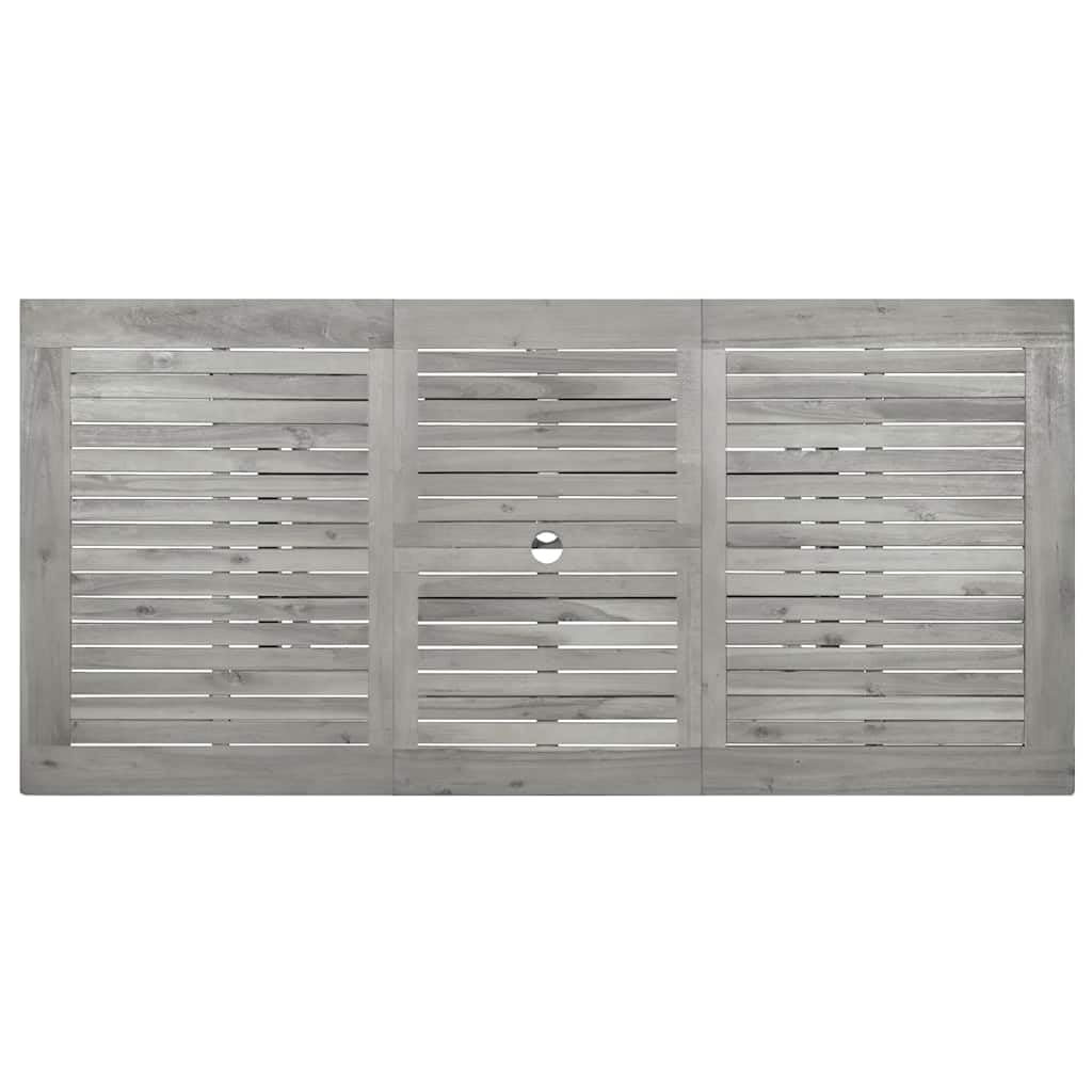 Wysuwany stół ogrodowy z litego drewna akacjowego 120-170 x 80 x 75 cm, stół drewniany, taras, stół do jadalni, do ogrodu, do użytku na zewnątrz