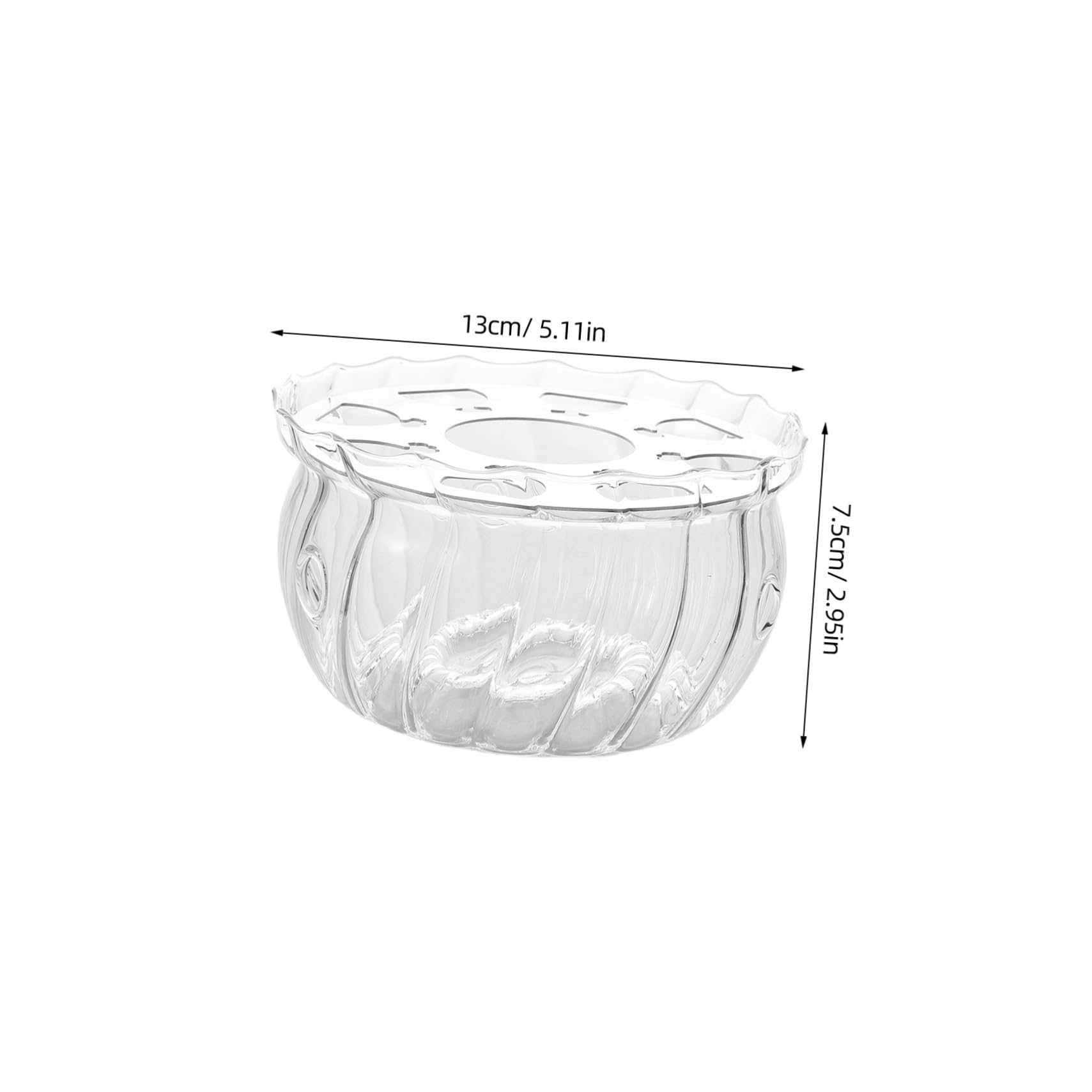 OFFSCH Glass Teapot Warmer Tea Light Heater Tea Warmer Base Heat Resistant Modern Design Compatible Teapots