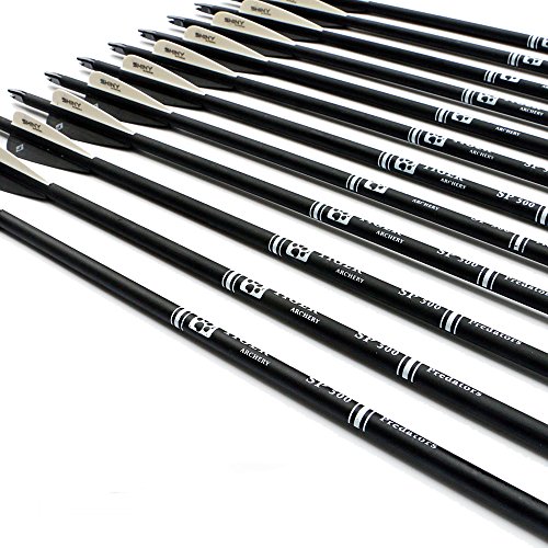 Tiger Archery 30Inch Carbon Arrow Practice Hunting Arrows