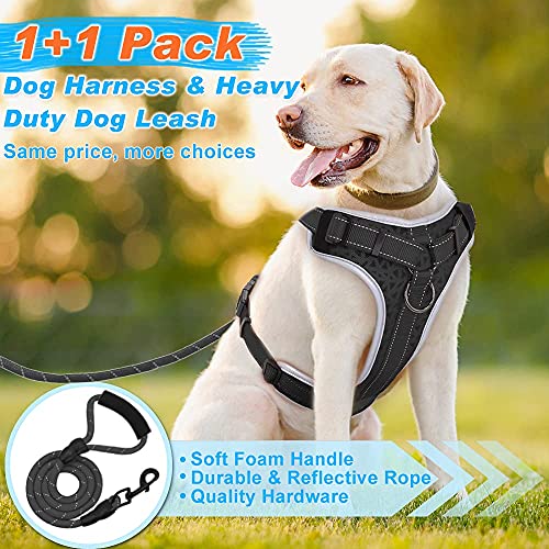 Supet-Dog-Harness-No-Pull-Dog-Vest-Harness-with-Free-Dog-Leash-No-Choke-Dog-Harness-Adjustable-Reflective-Heavy-Duty-Pet-Harness-with-Easy-Control-Handle-for-Small-Medium-Large-Dog - Cucciolini Doodles   Supet-Dog-Harness-No-Pull-Dog-Vest-Harness-with-Free-Dog-Leash-No-Choke-Dog-Harness-Adjustable-Reflective-Heavy-Duty-Pet-Harness-with-Easy-Control-Handle-for-Small-Medium-Large-Dog