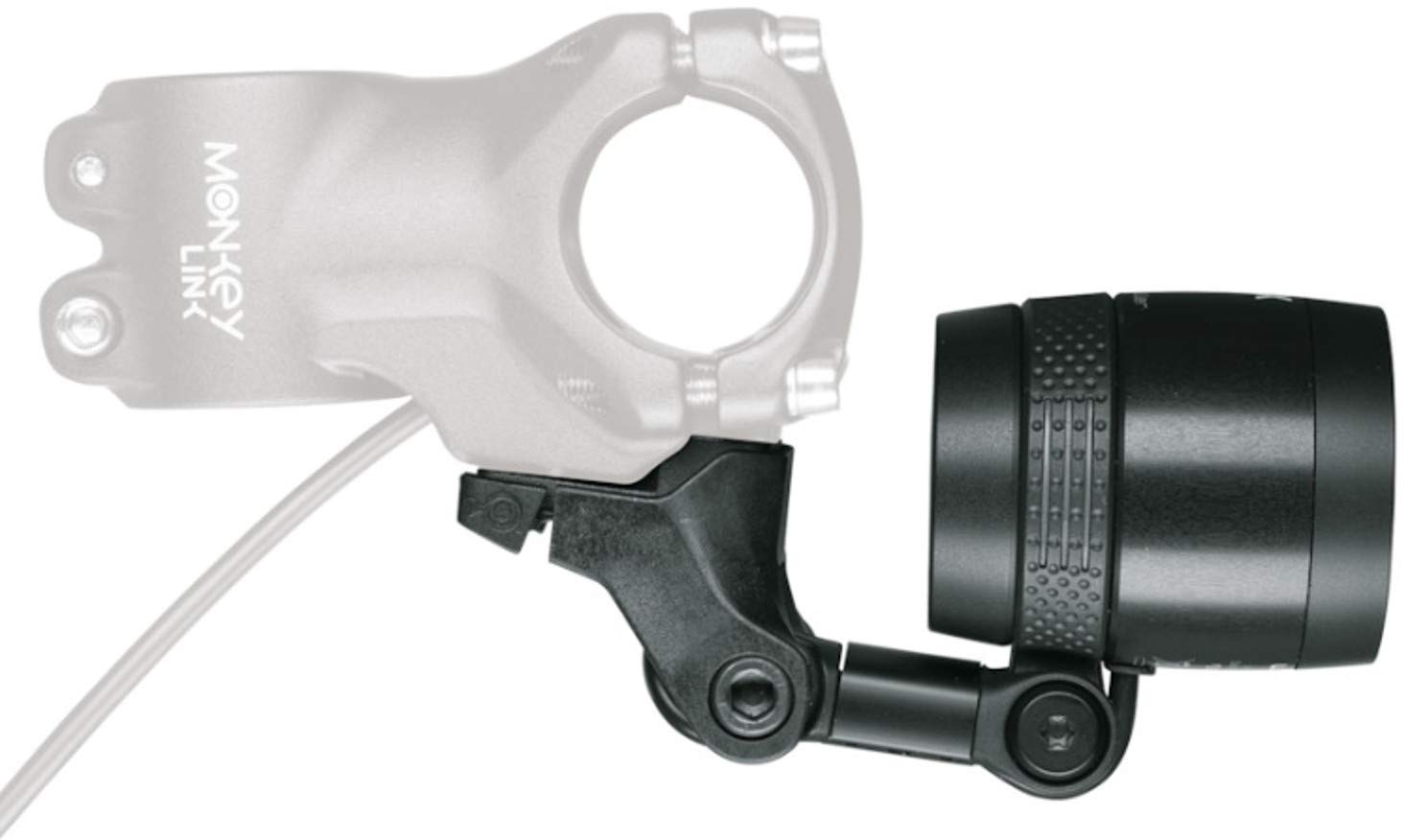 MonkeyLink Lumotec IQ-X E ML Connect 150 Lux Frontlicht für E-Bikes (Tageslichtsensor, Magnet-Halterungssystem, spritzwassergeschützt, robust und langlebig)