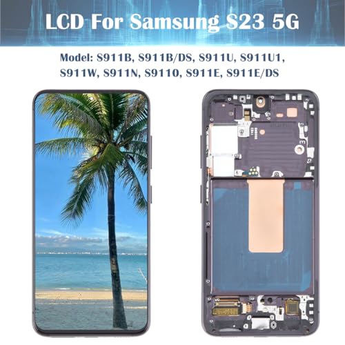 Écran OLED d'origine pour Samsung Galaxy S23 5G avec support empreinte
