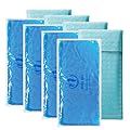 SHERPA THERAPY 4PK Flexible Gel Ice Packs for Injuries Reusable - Gel Ice Pack Cold Compress for Knee, Back, Neck, Wrist, Hand, Elbow, Ankle Pain Relief - 9.5" x 4.5"