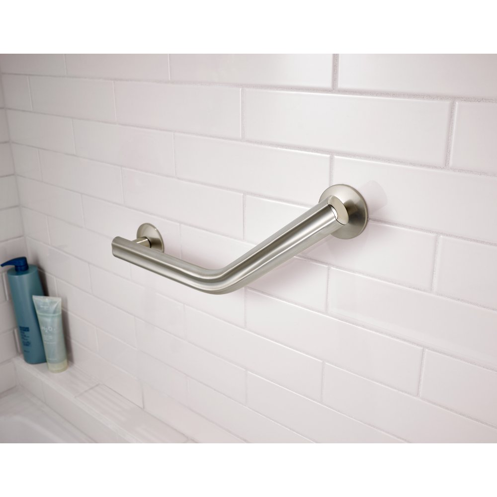 Delta das5316-sn baño ducha seguridad Grab Bar con 16 "x 1 1/4" EN ÁNGULO decorativo, níquel satinado