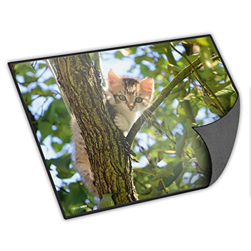 itenga Schreibtischunterlage mit Tiermotiv abwischbar rutschfest...
