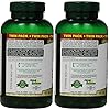 Nature's Bounty Fish Oil 1200 mg, Twin Pack, Supports Heart Health With Omega 3 EPA & DHA, 360 Rapid Release Softgels