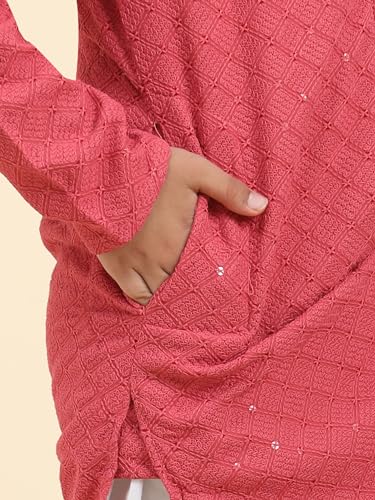 Image of Pro-Ethic Style Developer Boys Cotton Kurta Pajama For Kid's Ethnic Wear | Cotton Kurta Pajama (S-227)