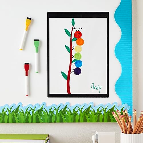 Juvale 4 Pack Magnetic Photo Frames 8.5X11 For Refrigerator, Artwork, Family Pictures #TOP2