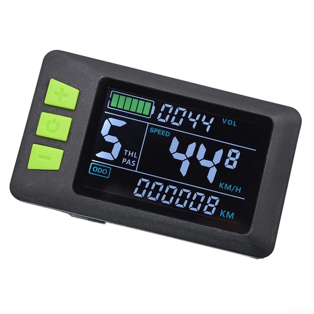Compteur LCD ABS 87mm pour E-Scooter 5PIN Compteur LCD ABS 87mm