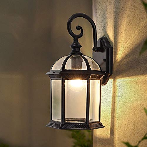 Lampe murale LED pour intérieur et extérieur applique décorative jardin E27 Edison - 2