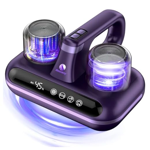 Amzany Cordless Mattress Vacuum in Purple