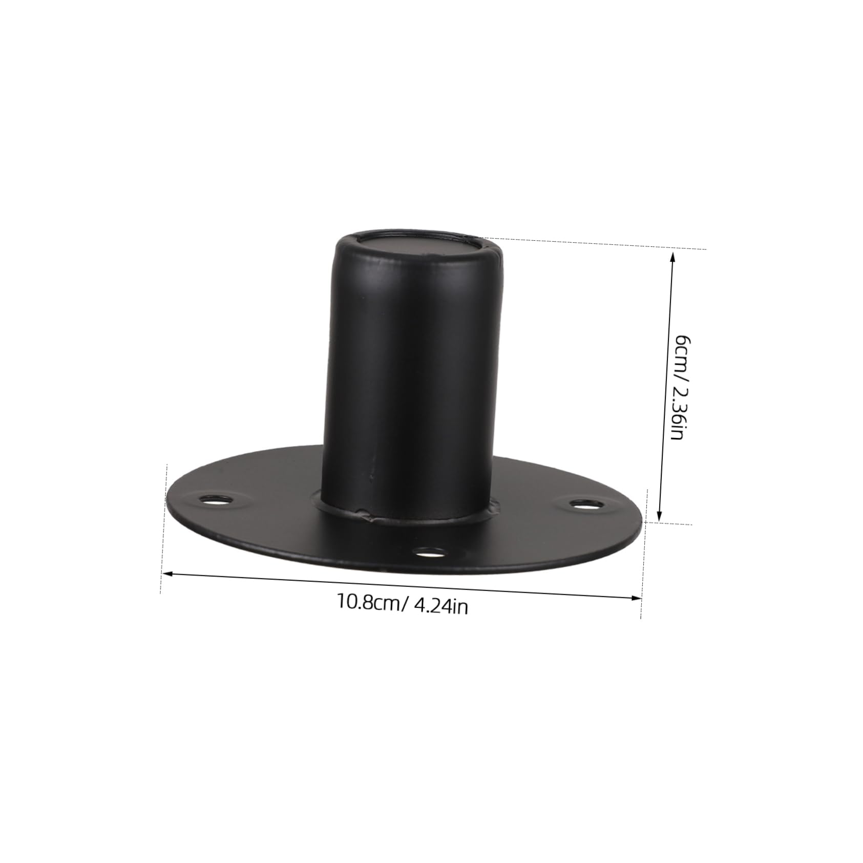 IMIKEYA Pc Speakers Holder Speaker Bracket Accessory Iron Stand Base Sturdy and for Systems